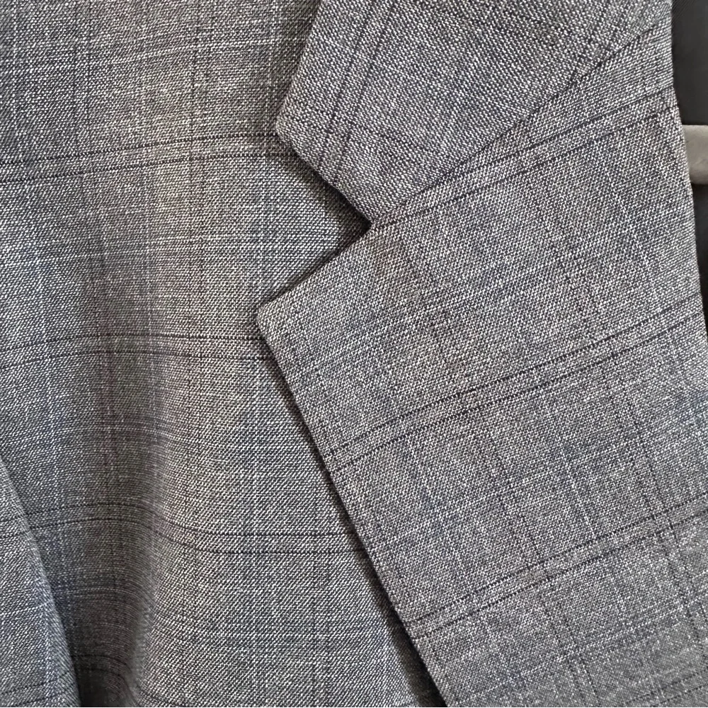 Stacy Adams Grey Plaid Suit Jacket Blazer Men's 52R New With Tags